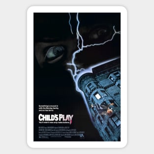 Child's Play Movie Poster Sticker